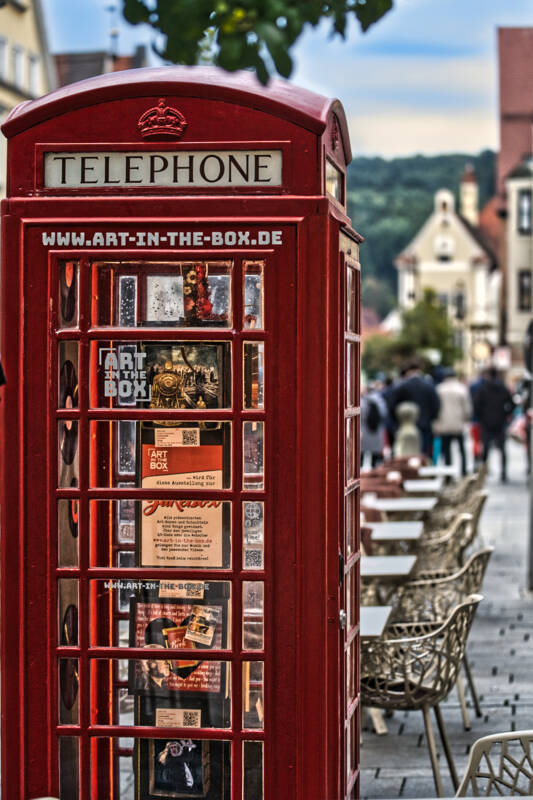 Telefonzelle am Rathaus